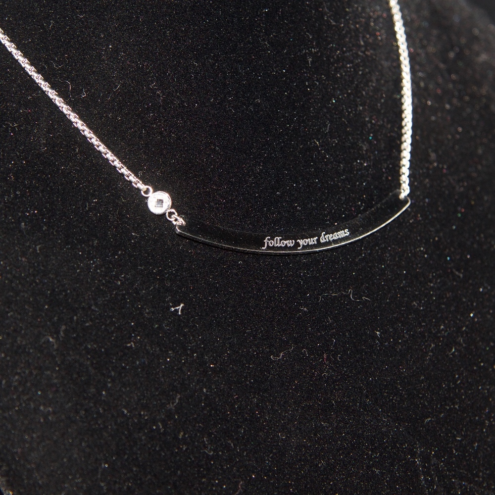 Follow Your Dreams 14kt Gold Dipped Swarovski - image 3